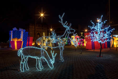 christmas lightsのeditorial素材