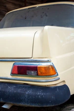 Side view of a classic car