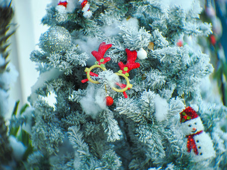 Christmas and new year holidayの写真素材