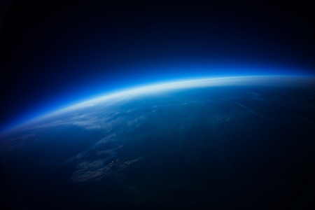 Near Space photography - 20km above ground   real photoの写真素材