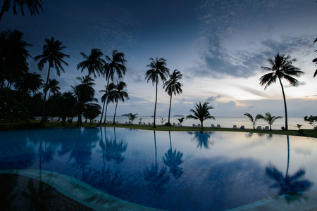 Sunraise at Thailand paradiseの写真素材
