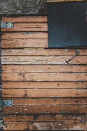 Old dirty wooden texture background, The surface of the old grey and brown wood textureの写真素材