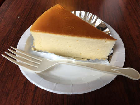 Cheesecake on a plateの素材