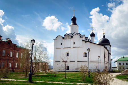 The Church was consecrated in 1604 in honor of the most revered Orthodox Saint Sergius of Radonezh, Sviyazhsk, Russia.の写真素材