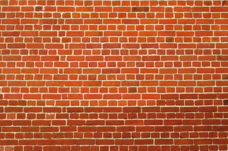 Red brick wall, background.