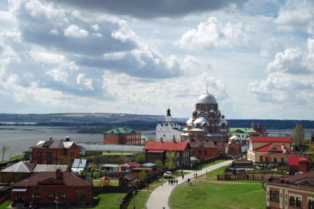 Island town Sviyazhsk monument of Russian antiquity, Tatarstan republic, Russia.