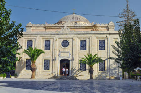 The Cathedral of St. Titus in Heraklion, Crete, Greece.