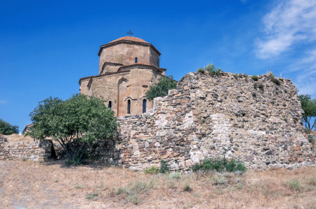Jvari temple is an architectural masterpiece of Georgia, Mtskheta, Georgia