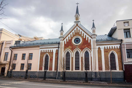 St. Catherines Lutheran Church, Kazan, Tatarstan Republic.の写真素材