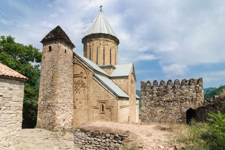 Assumption Church in Ananuri fortress 17th century, Georgia.