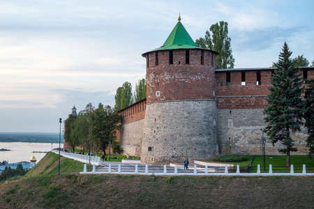 Kremlin in Nizhny Novgorod in summer, Russia.の写真素材