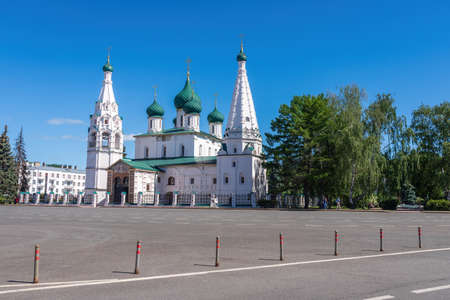 Church of Elijah the Prophet in Yaroslavl, Russia.の写真素材