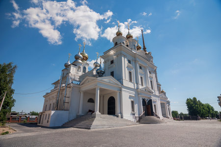 Resurrection Cathedral in Shuya, Ivanovo region, Russia.の写真素材