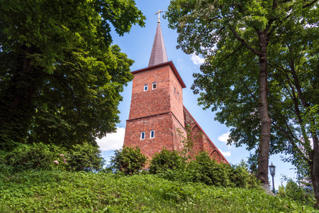 St. Nicholas Church, Juditten Church in Kaliningrad, Russia.の写真素材