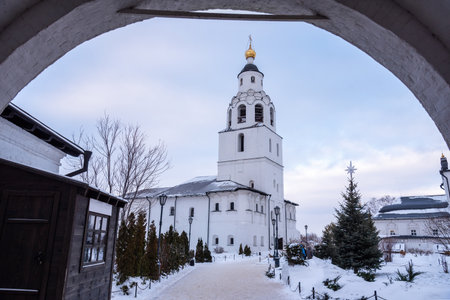 Church in honor of St. Nicholas the Wonderworker in Sviyazhsk, Russia.の写真素材
