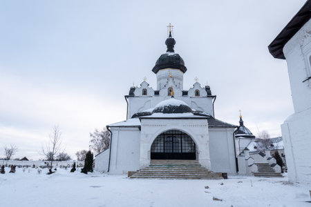 Assumption Cathedral in Sviyazhsk, Russia.の写真素材