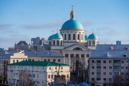 View of the Kazan Cathedral in Kazan.