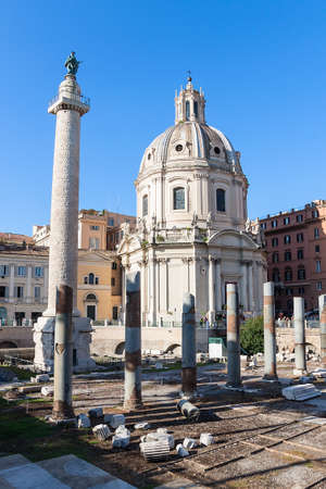 Column of Trajanの写真素材