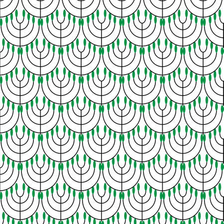 Seamless floral pattern. Vector illustrationのイラスト素材