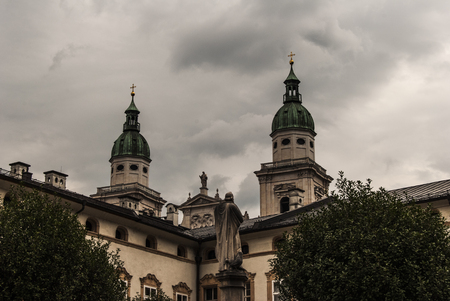 Salzsburg street Austriaの写真素材