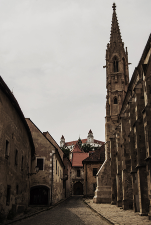 Bratislava street Slovakiaの写真素材