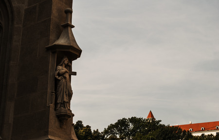 Bratislava street Slovakiaのeditorial素材