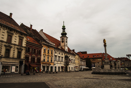 Bratislava street Slovakiaのeditorial素材