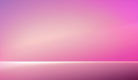 Generative AI, Beautiful gradient scene landscape with light pink color, horizontal wallpaper. Abstract background with clouds and horizonの素材