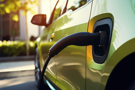 Generative AI, EV Power supply for electric car charging stationの素材