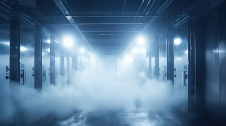 Generative AI, Temperature-controlled refrigerated storage, cold warehouse, commercial refrigeration equipmentの素材
