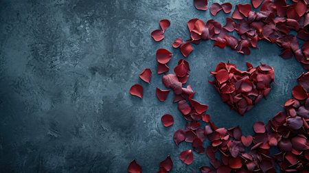 Generative AI, Valentine's Day background, muted colors, holiday photorealistic aesthetic backgroundの素材