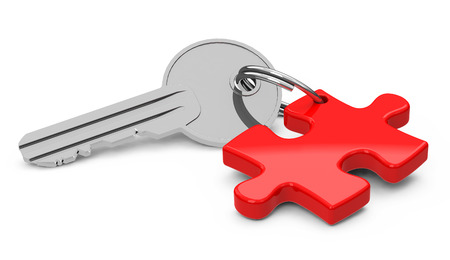 the solution keyの写真素材