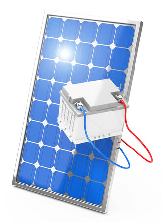 photovoltaic batteryの写真素材