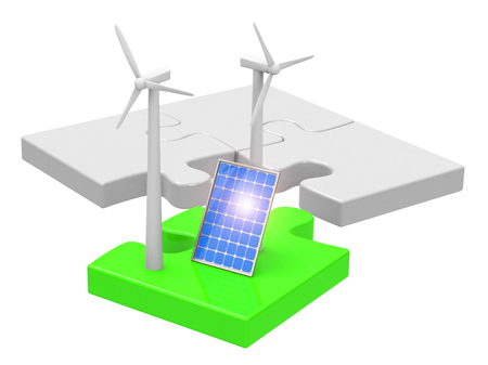 green energyの写真素材