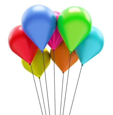 The colorful balloonsの写真素材