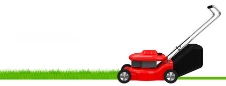 lawnmowingの写真素材
