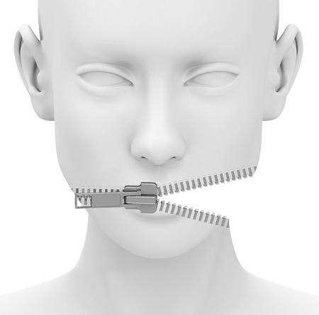 Keep quiet の写真素材