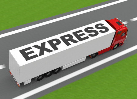 express deliveryの写真素材