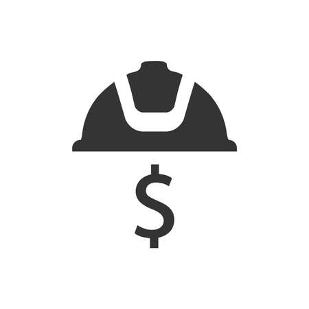 Financial protection iconのイラスト素材