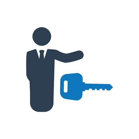 Business Key to Success Iconのイラスト素材