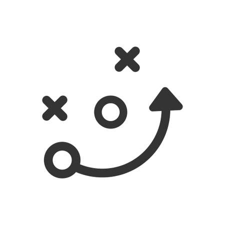 Beautiful, Meticulously Designed Business Strategy Iconのイラスト素材