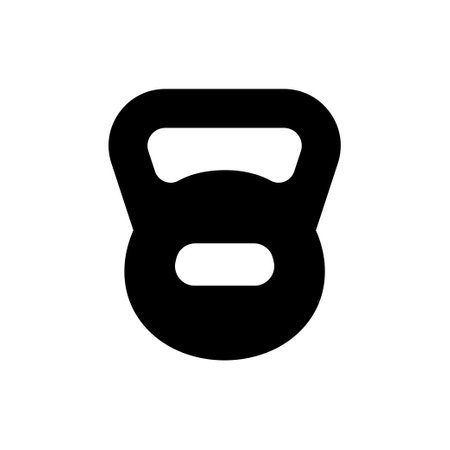 Weight kettlebell iconのイラスト素材