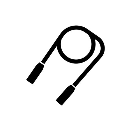 Jumping rope iconのイラスト素材