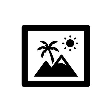 Travel photo iconのイラスト素材
