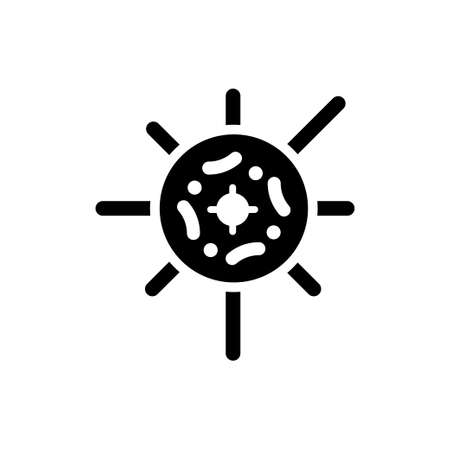 Bacteria iconのイラスト素材