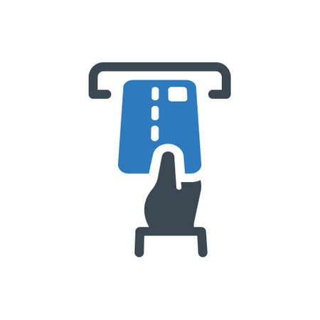 Insert card iconのイラスト素材