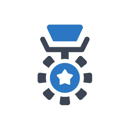 Medal order iconのイラスト素材