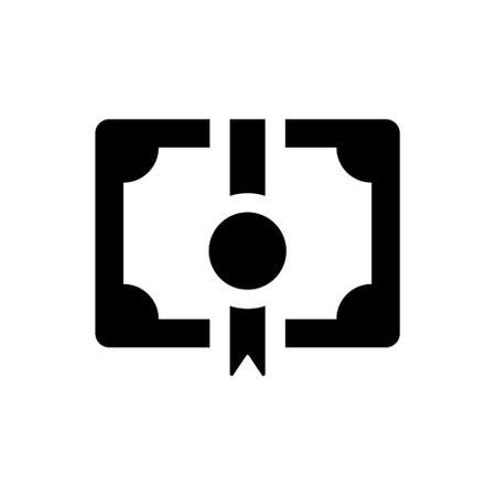 Certificate iconのイラスト素材