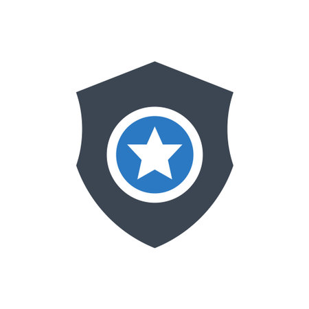 Sheriff iconのイラスト素材