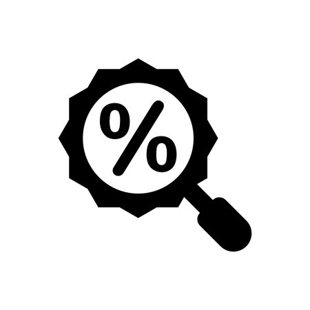 Find discount offer iconのイラスト素材